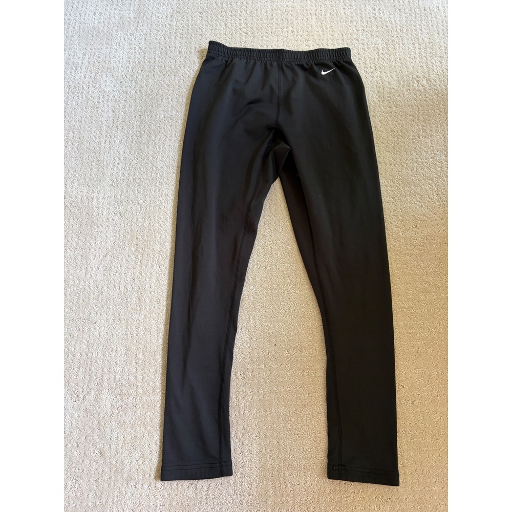Nike Alpha Project Leggings Womens L Black Excellent Sporty Minimalist Tights